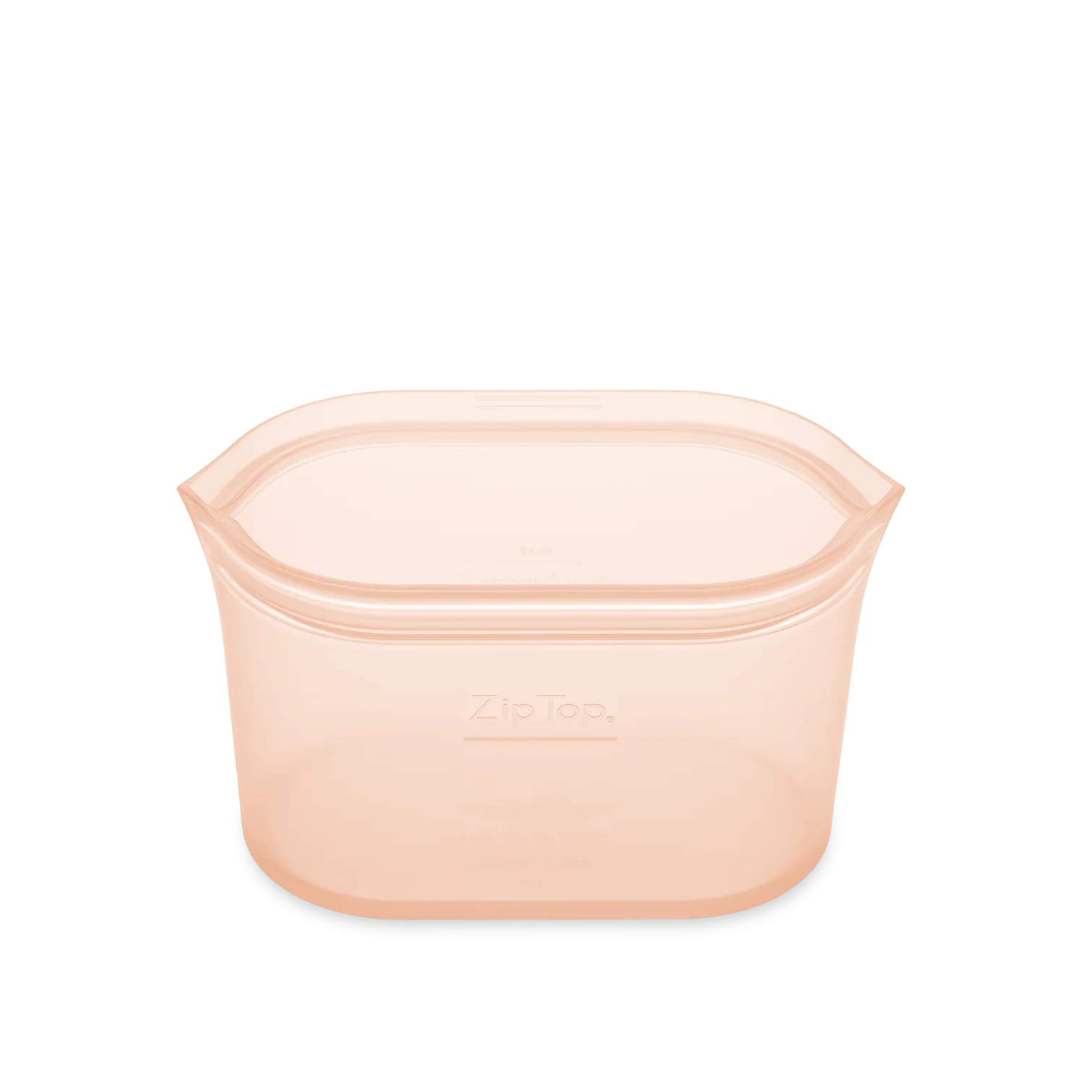 Zip Top Medium Beholder, Fersken