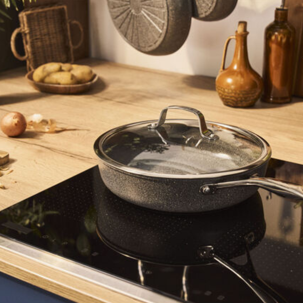 Zwilling Ballarini Salina Keramisk Sautepande med låg, 28 cm
