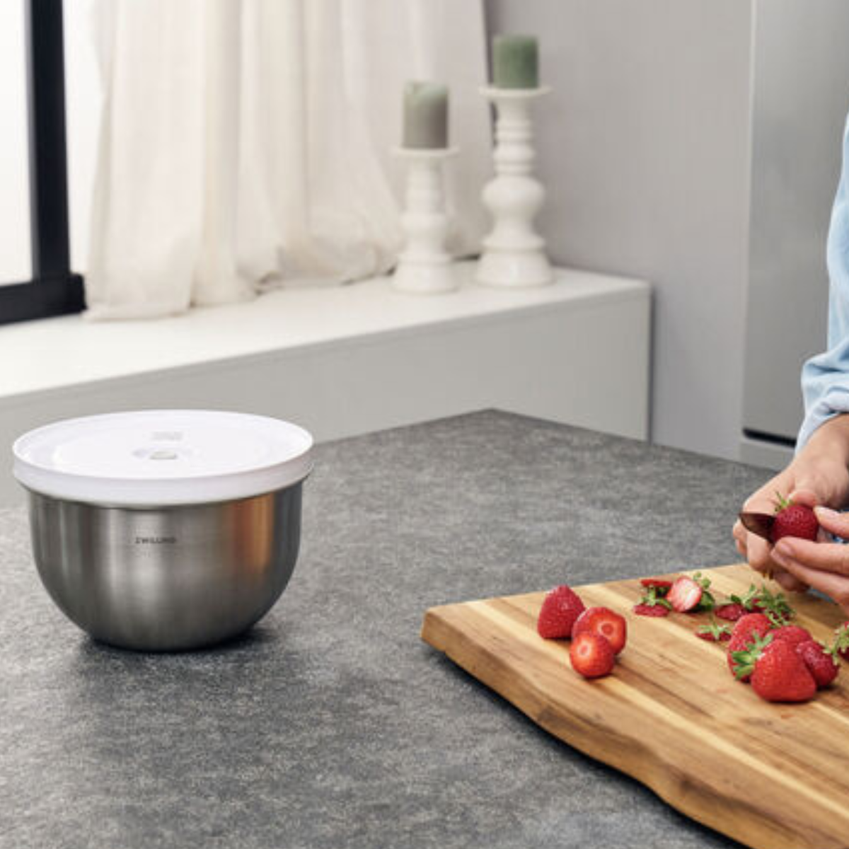 Zwilling Vakuumskål Stål, Medium