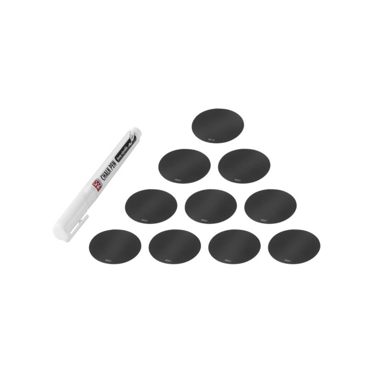 Zwilling CUBE Etiketter og kridtpen, 11 dele