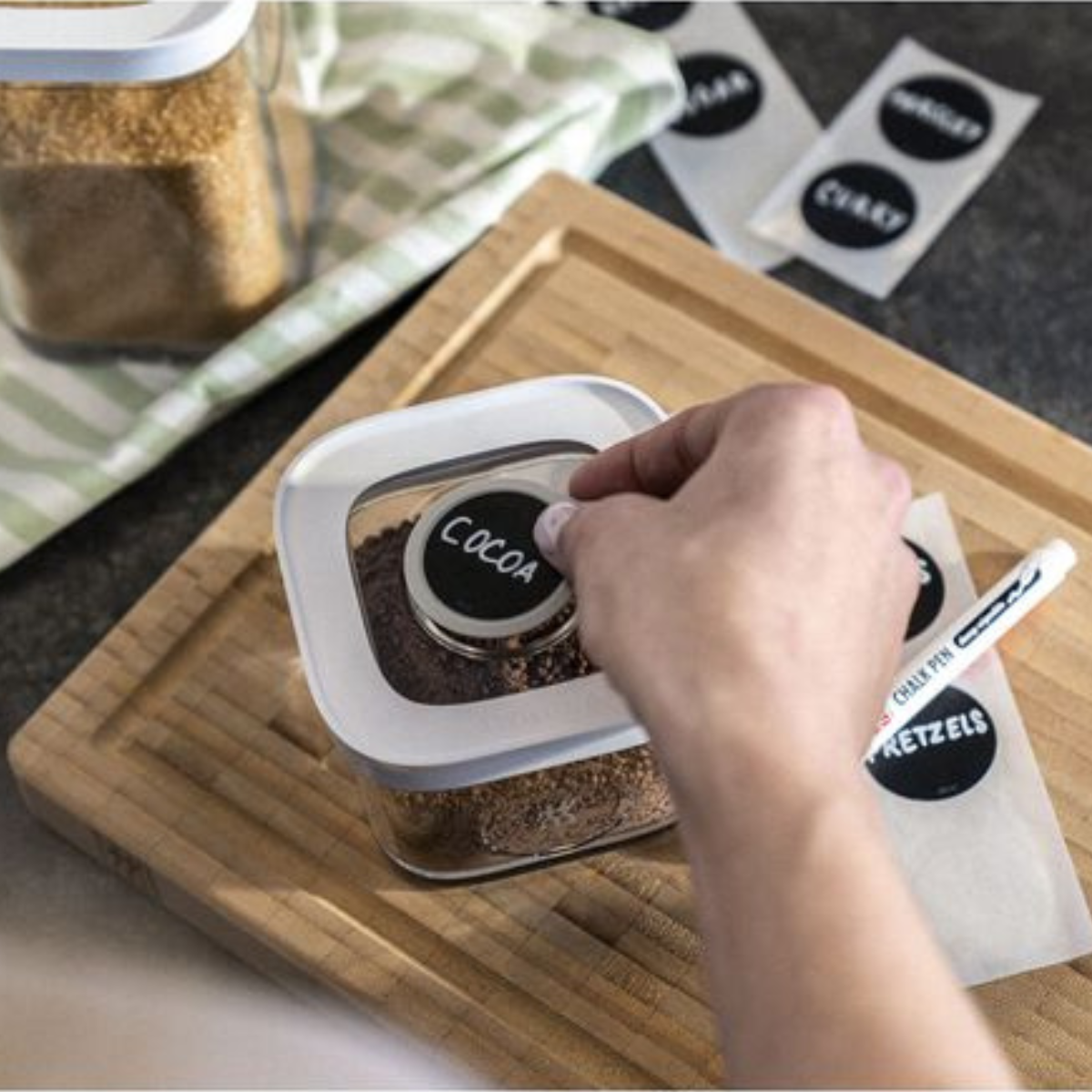 Zwilling CUBE Etiketter og kridtpen, 11 dele