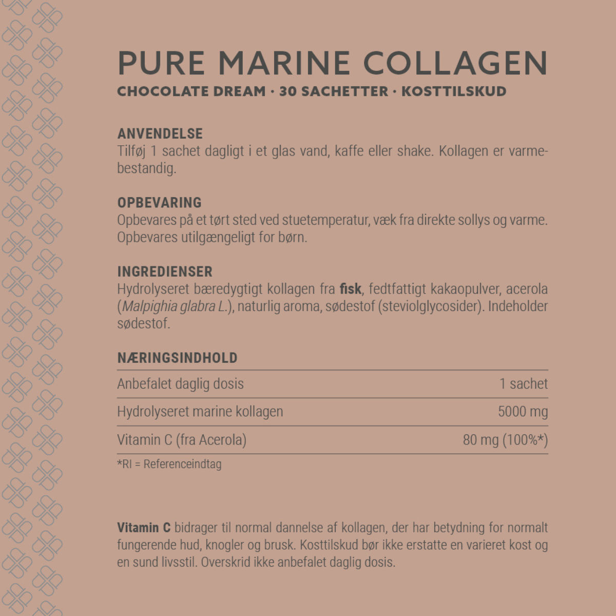 Plent Marine Collagen Chocolate Dream, 30 breve