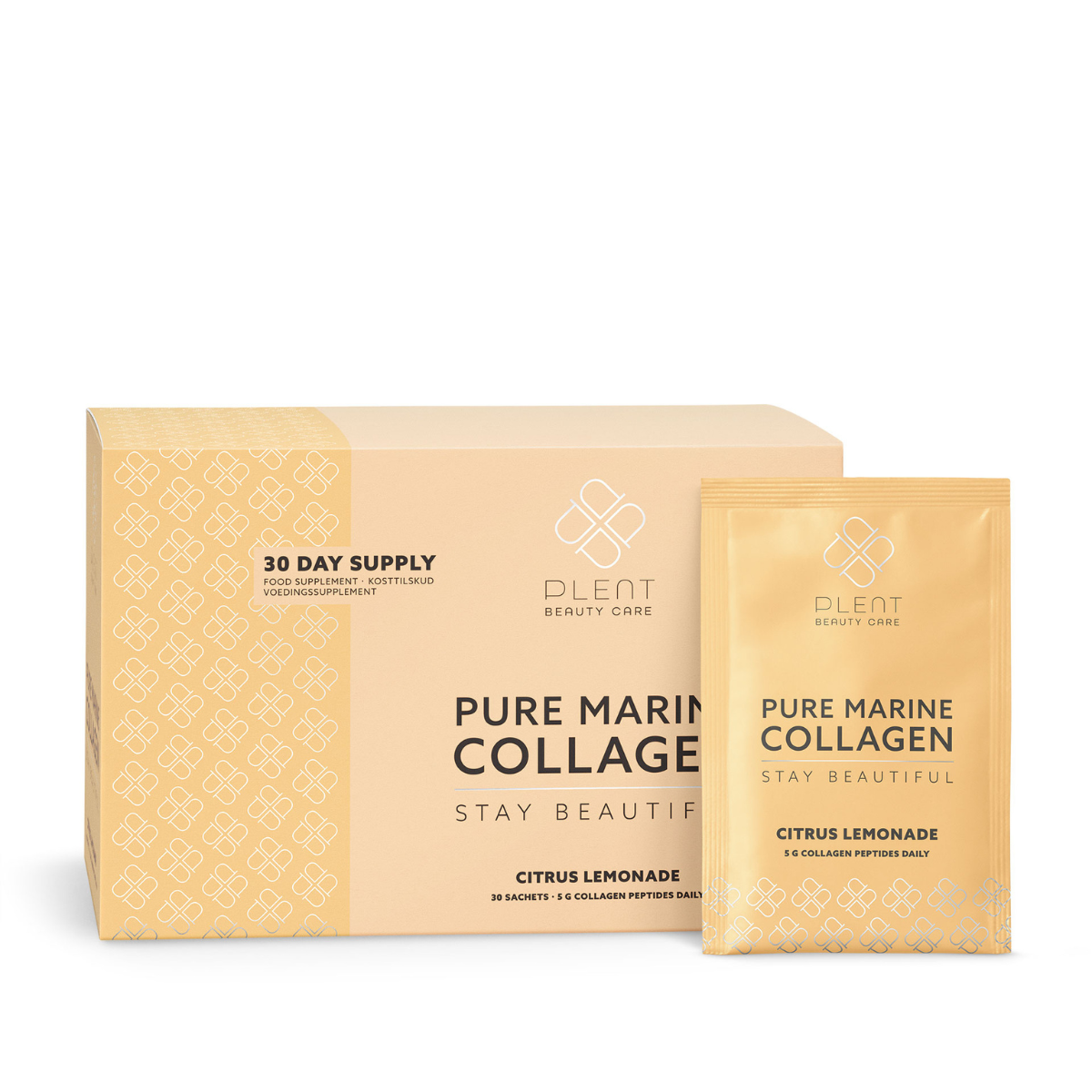 Plent Marine Collagen Citrus Lemonade, 30 breve