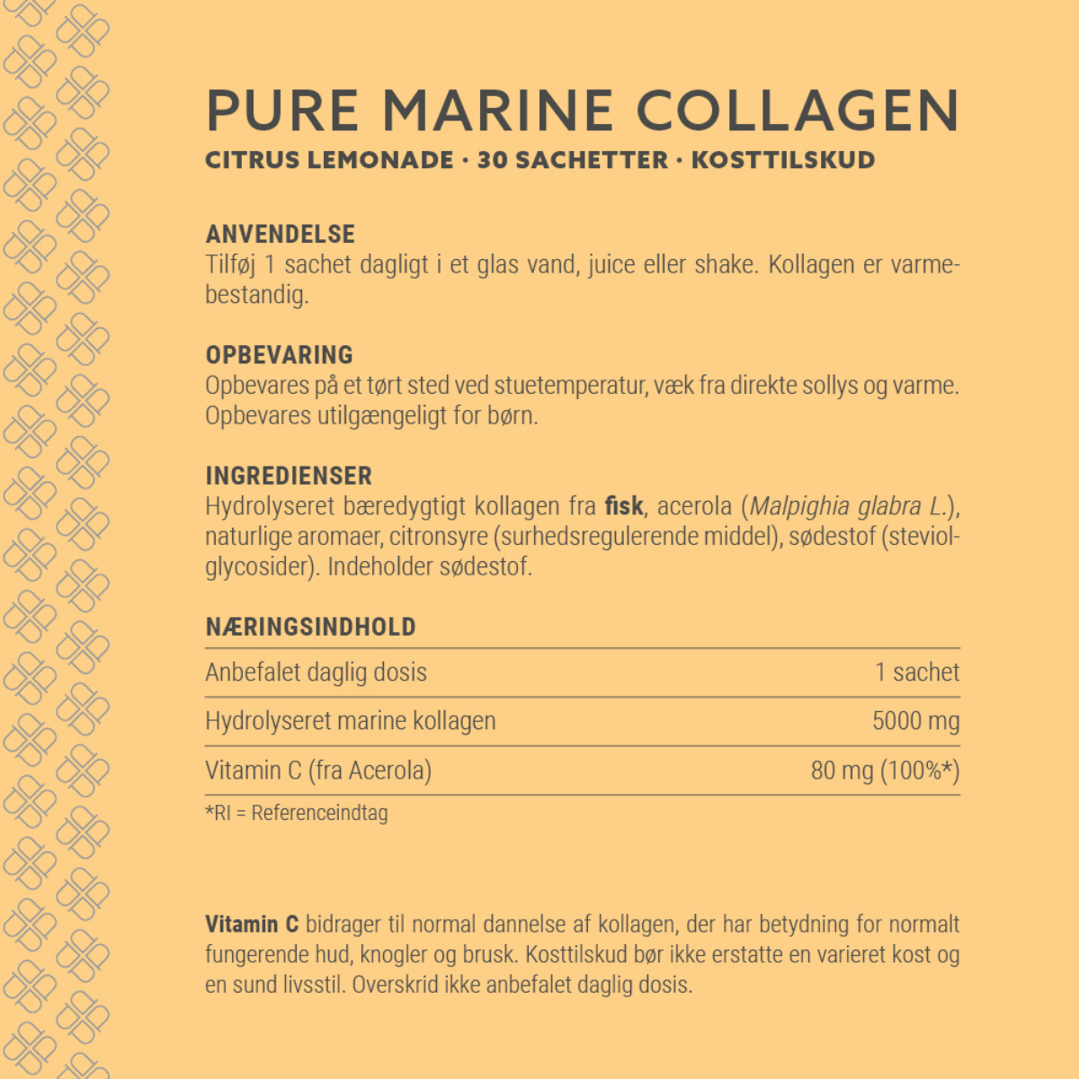 Plent Marine Collagen Citrus Lemonade, 30 breve