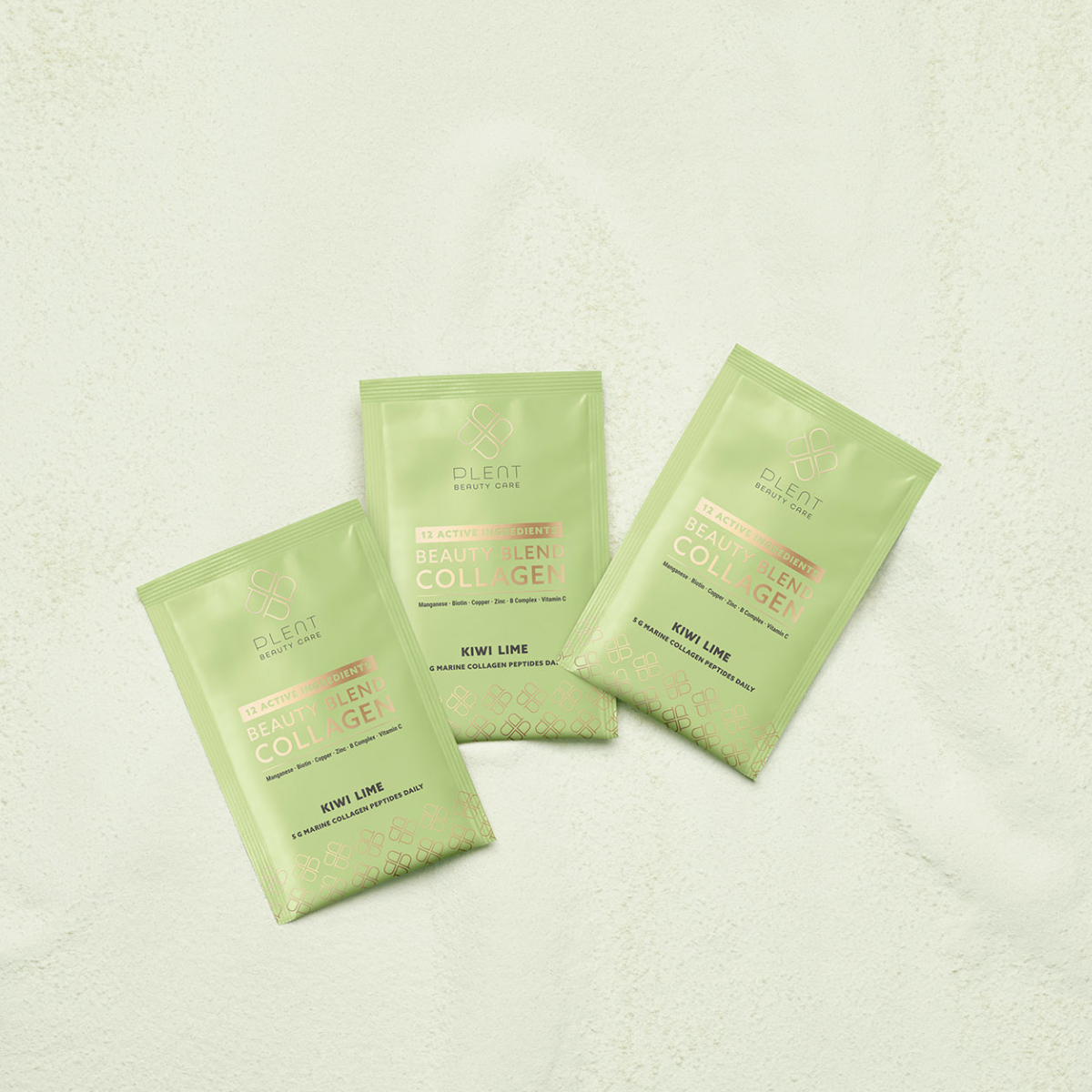 Plent Beauty Blend Collagen Kiwi Lime, 30 breve