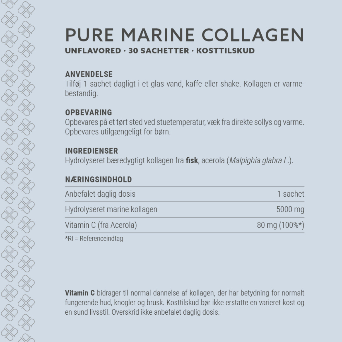 Plent Marine Collagen Unflavored, 30 breve