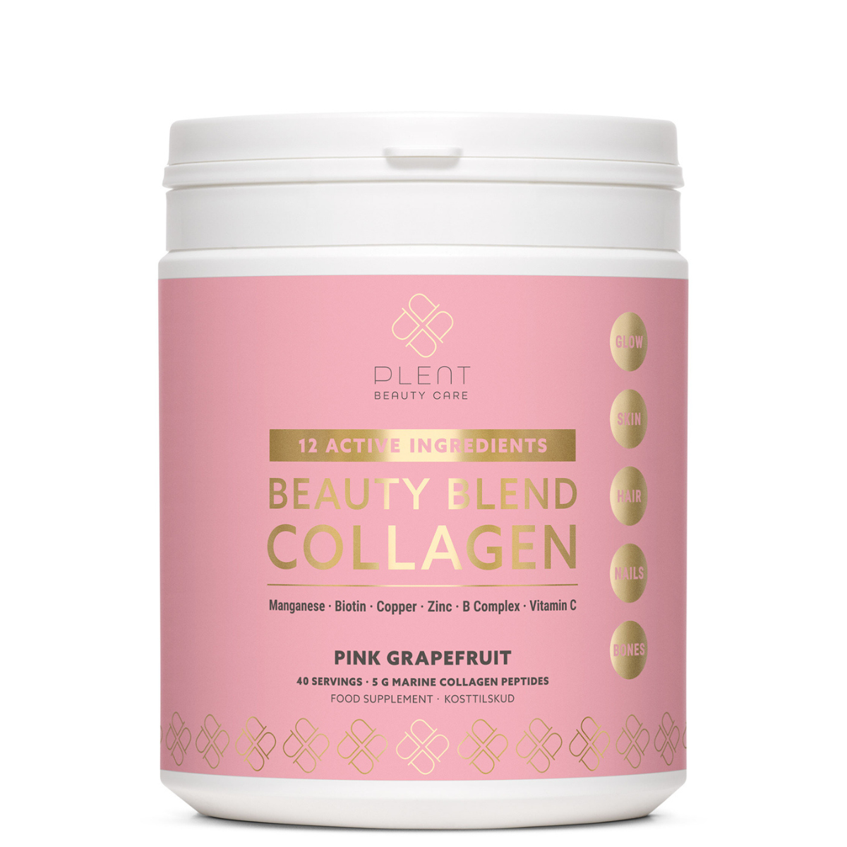 Plent Beauty Blend Collagen, Pink Grapefruit