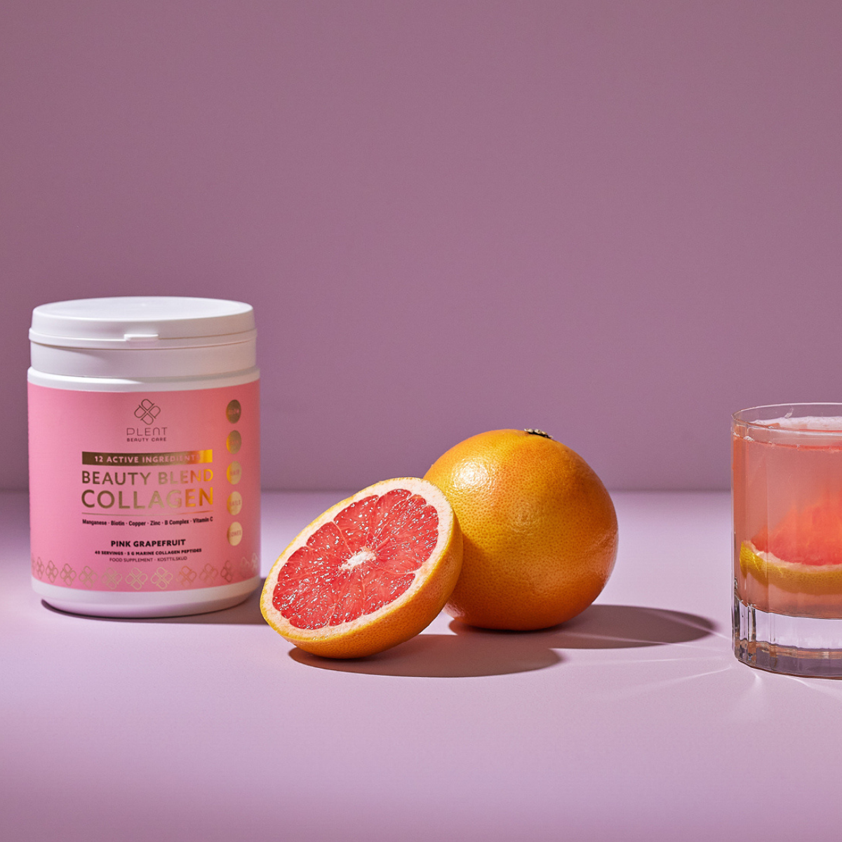 Plent Beauty Blend Collagen, Pink Grapefruit